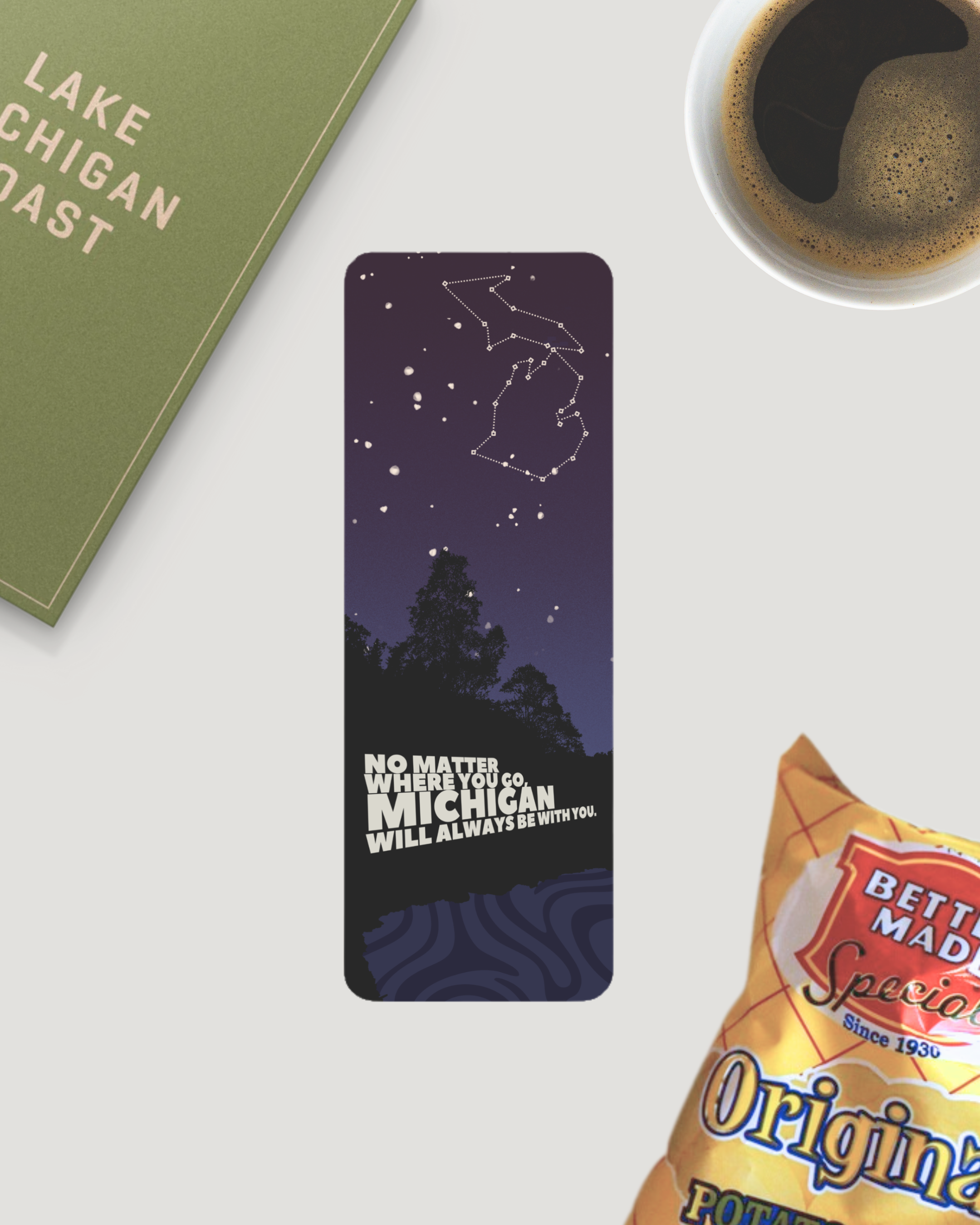Michigan Constellation Bookmark- Rip-Proof Matte