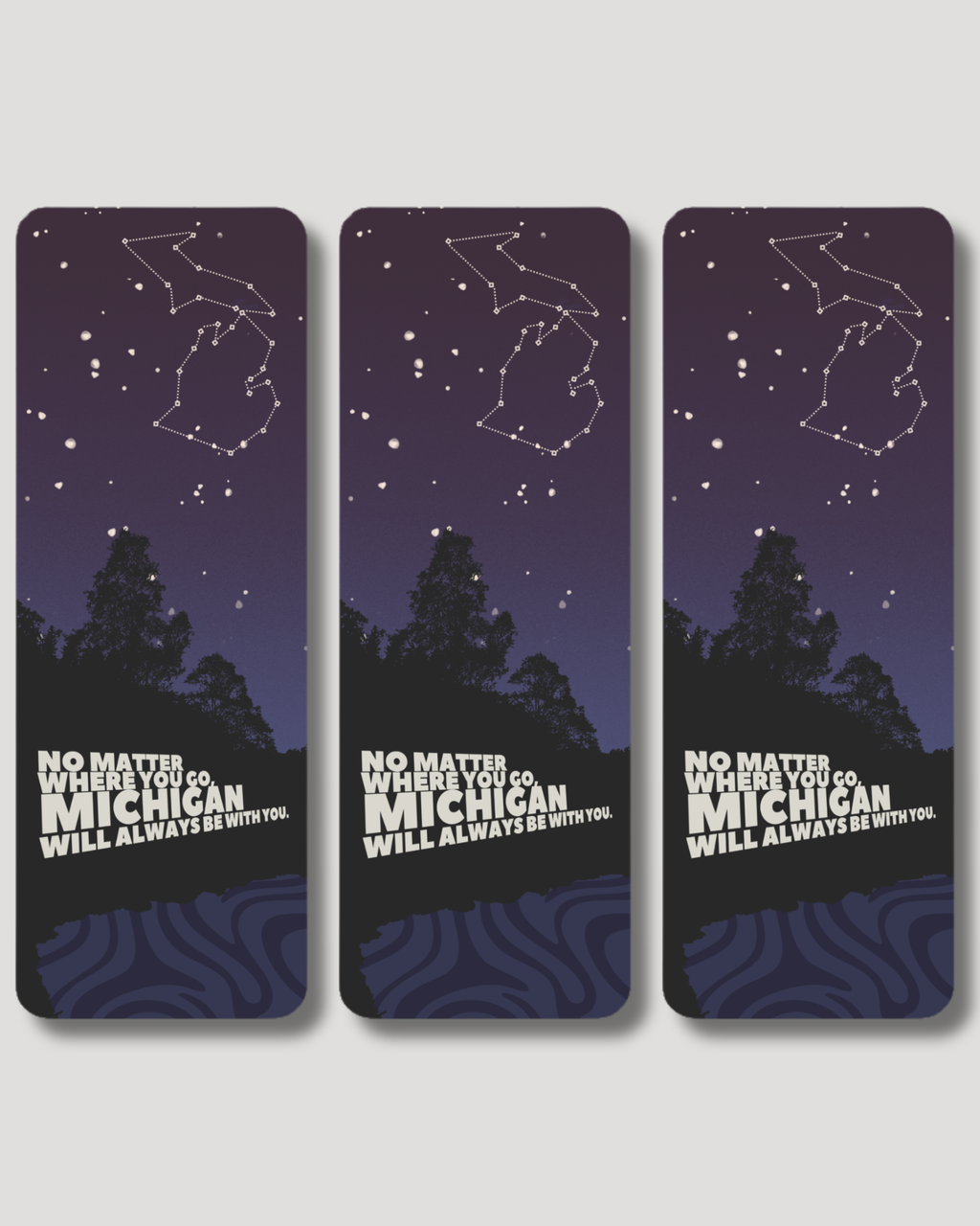 Michigan Constellation Bookmark- Rip-Proof Matte