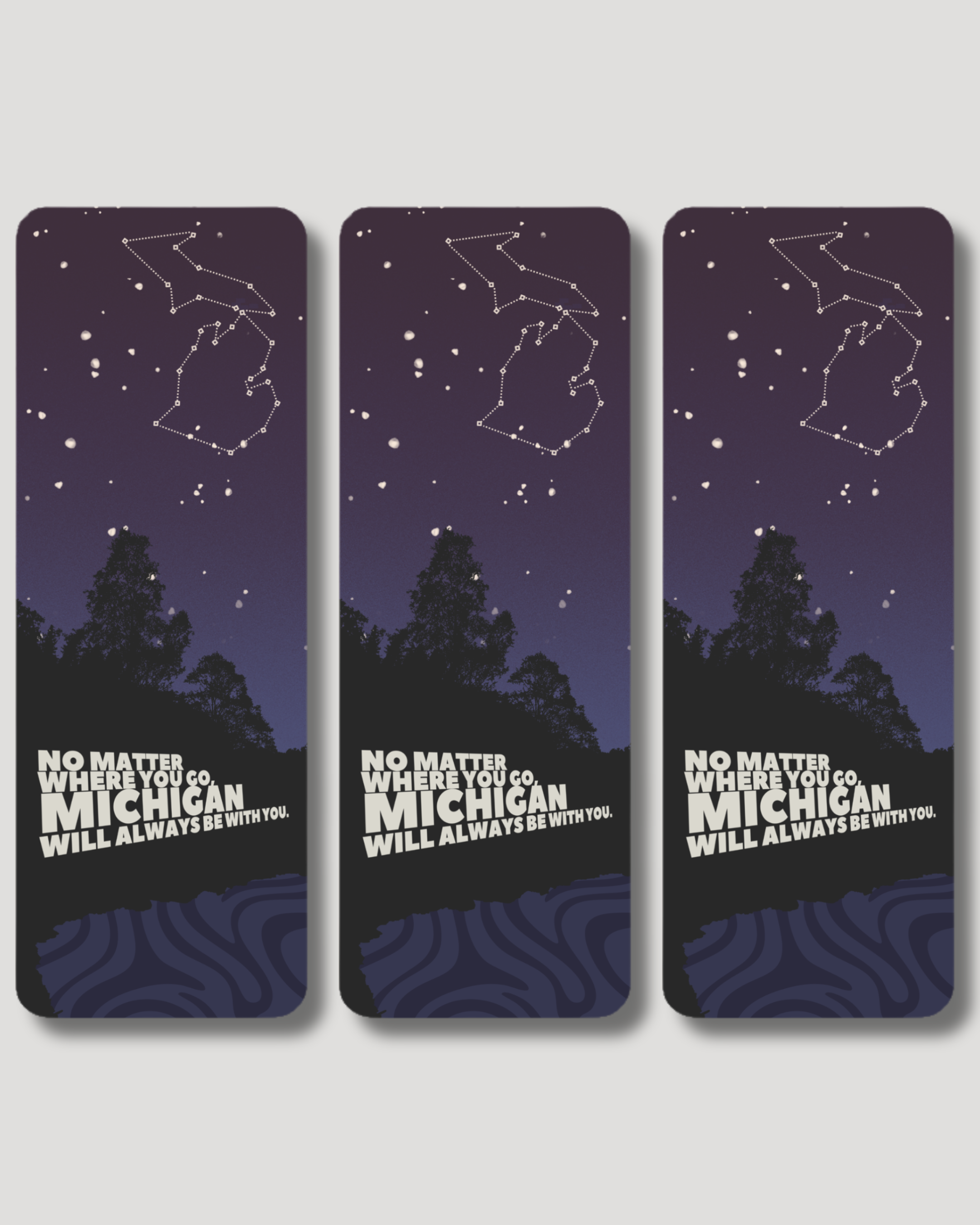Michigan Constellation Bookmark- Rip-Proof Matte