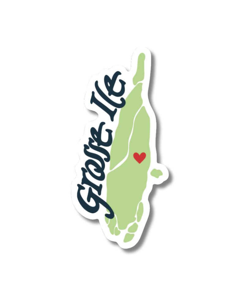 Grosse Ile Michigan Sticker - Waterproof Matte Vinyl