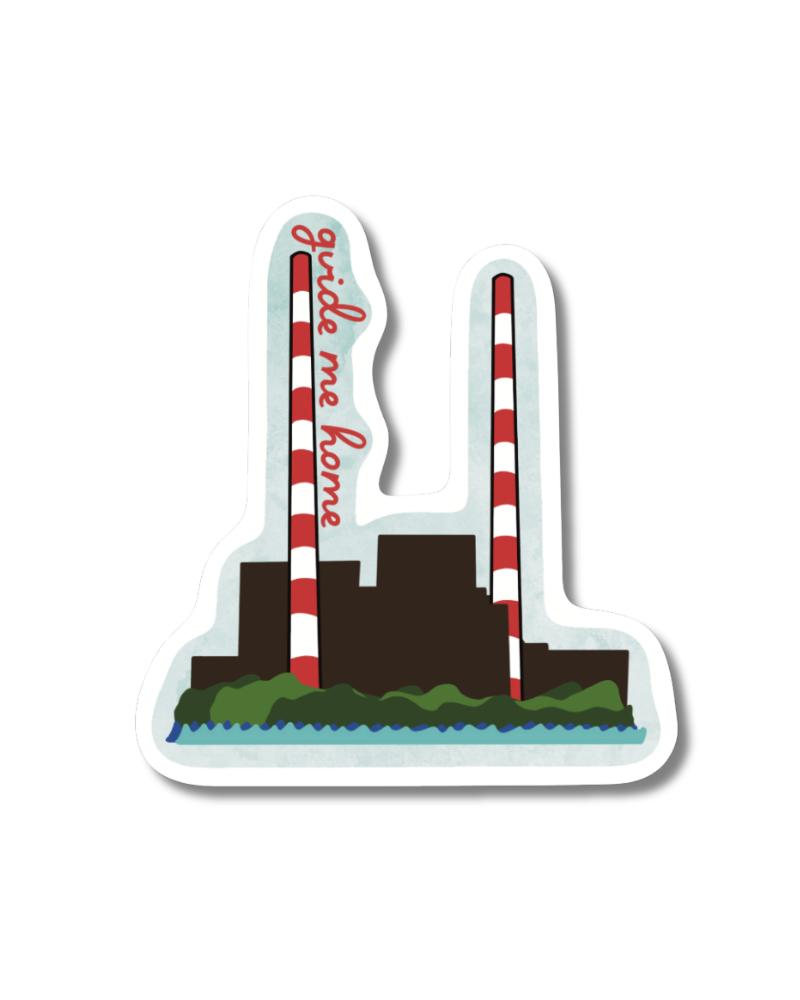 Stacks DTE Guide Me Home Sticker - Waterproof Matte Vinyl