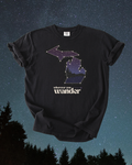 Michigan Constellation Shirt | Wherever You Wander | Unisex Comfort Colors Short-Sleeved Tee