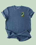 Vernors Take Your Medicine - Unisex Comfort Colors Short-Sleeved Tee Dark Blue
