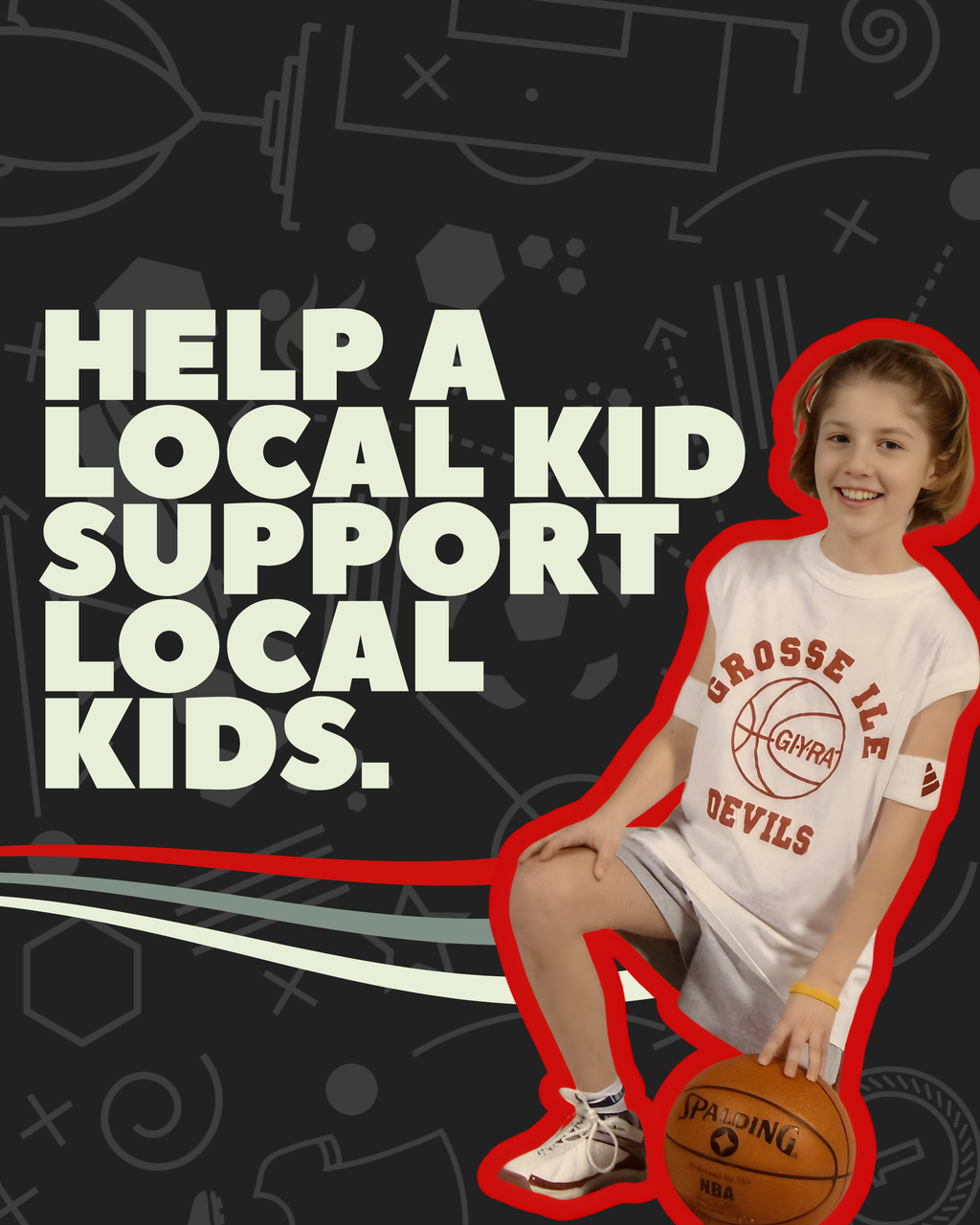 GIYRA Fundraiser Shirts - Grosse Ile Red Devil Shirt