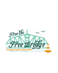 Free the Free Bridge | Grosse Ile Speed Bump Sticker Waterproof, Weatherproof Vinyl Sticker