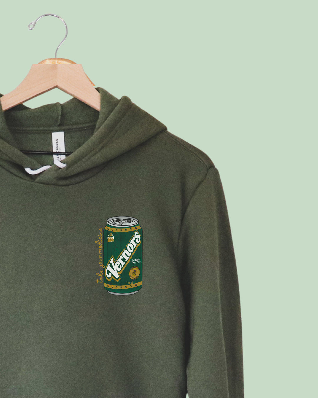 Vernors Take Your Medicine - Unisex Bella Canvas Super Soft Hoodie