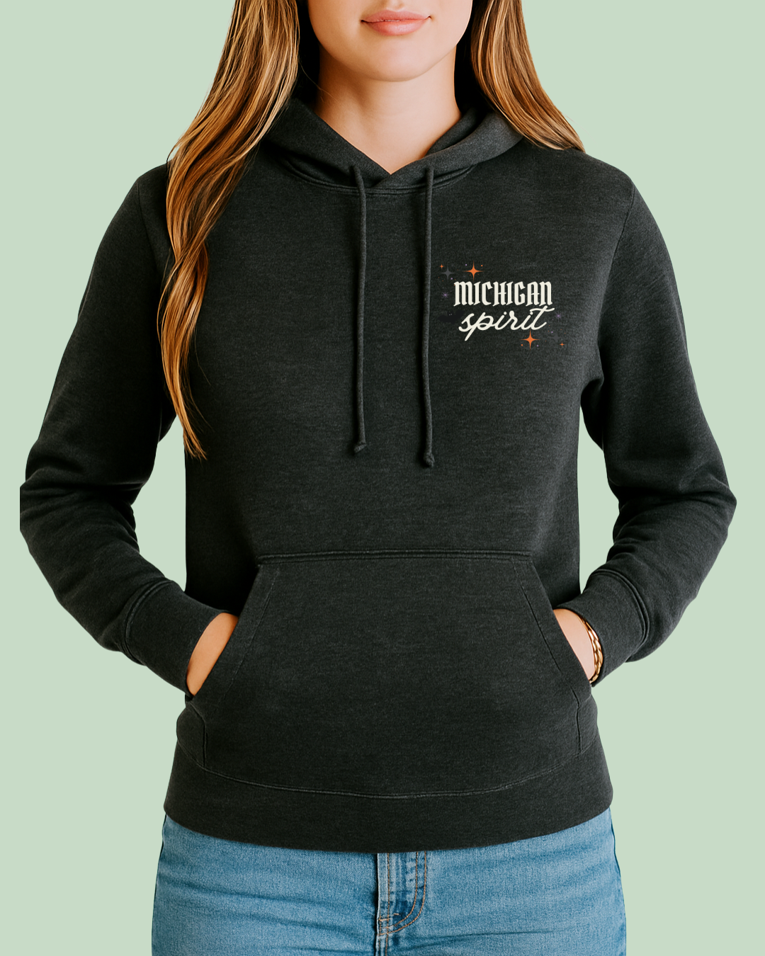 Michigan Spirit  Halloween- Unisex Next Level Super Soft Hoodie