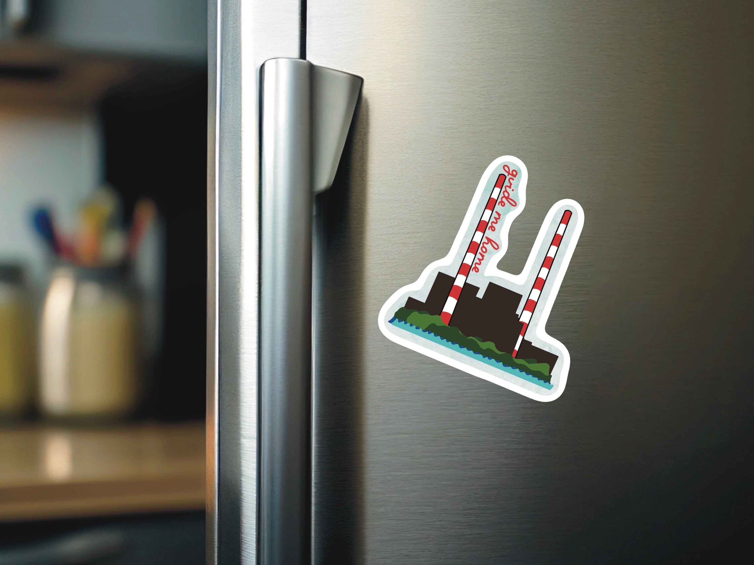 Stacks DTE Guide Me Home Vinyl Fridge Magnet