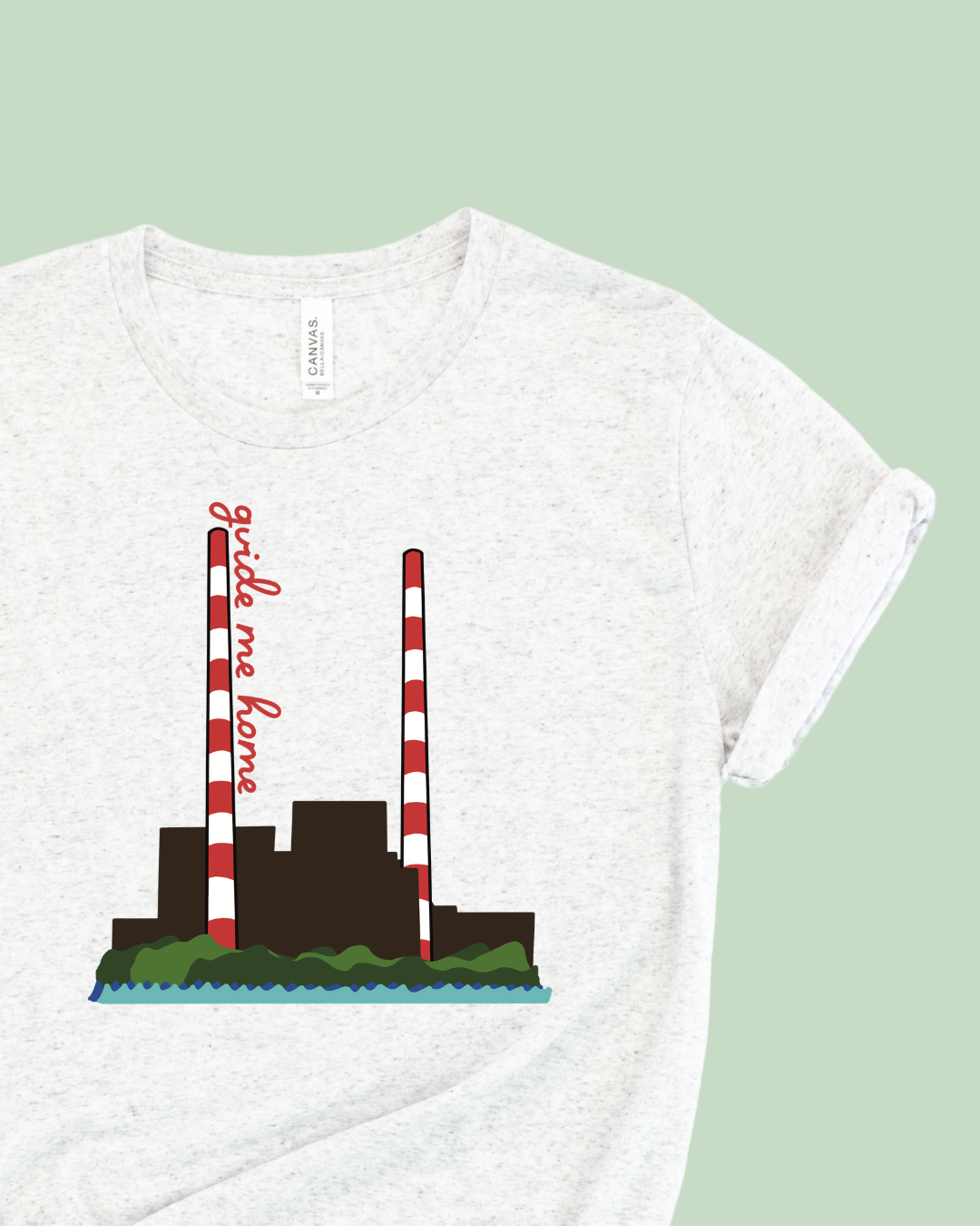 Stacks DTE Guide Me Home - Unisex Bella Canvas Triblend Short-Sleeved Tee