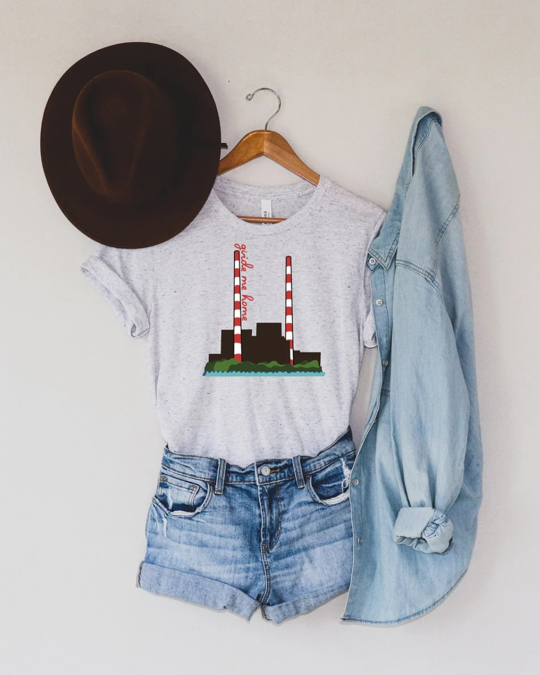 Stacks DTE Guide Me Home - Unisex Bella Canvas Triblend Short-Sleeved Tee