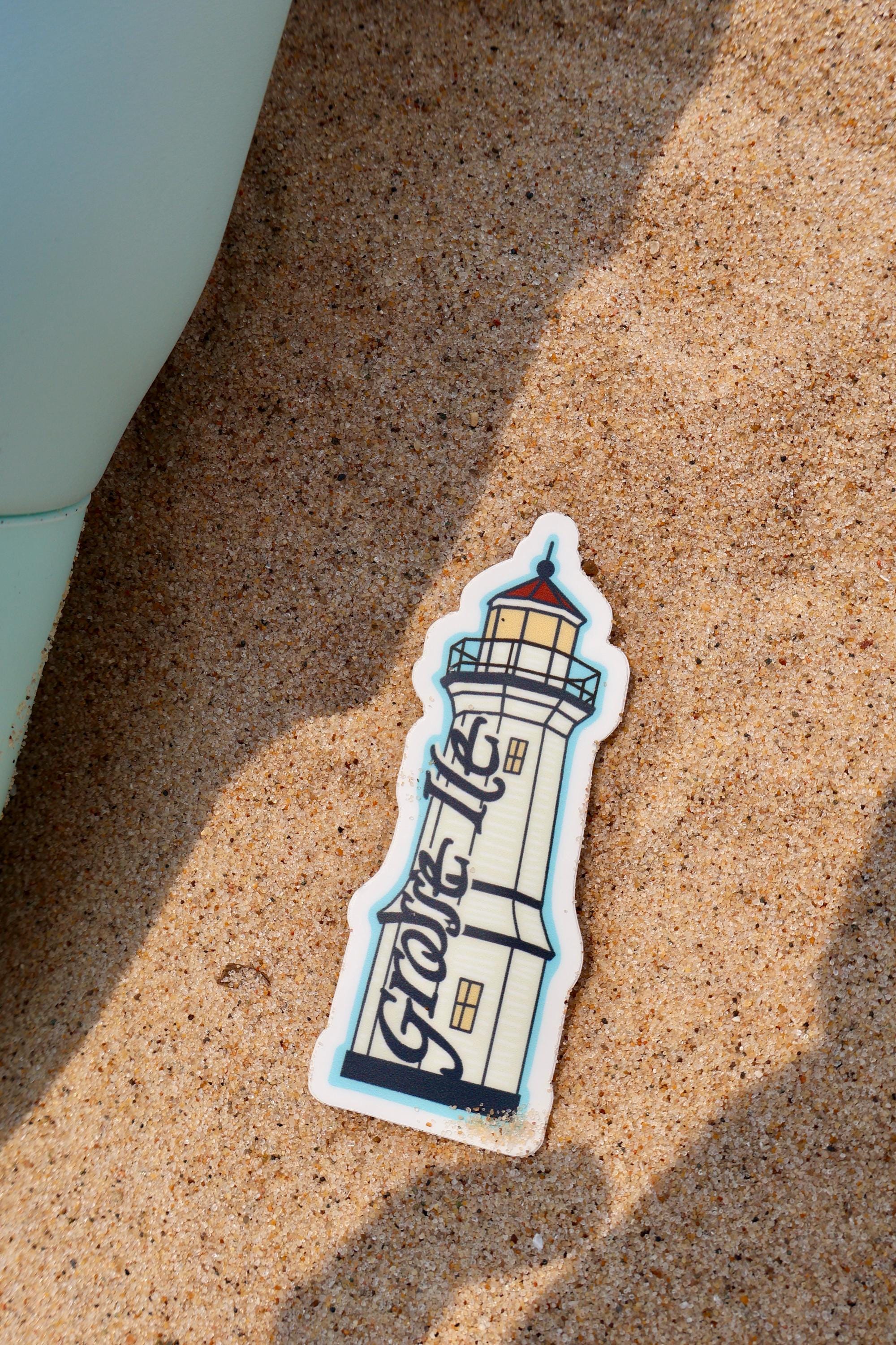 Grosse Ile Lighthouse Sticker - Waterproof Matte Vinyl