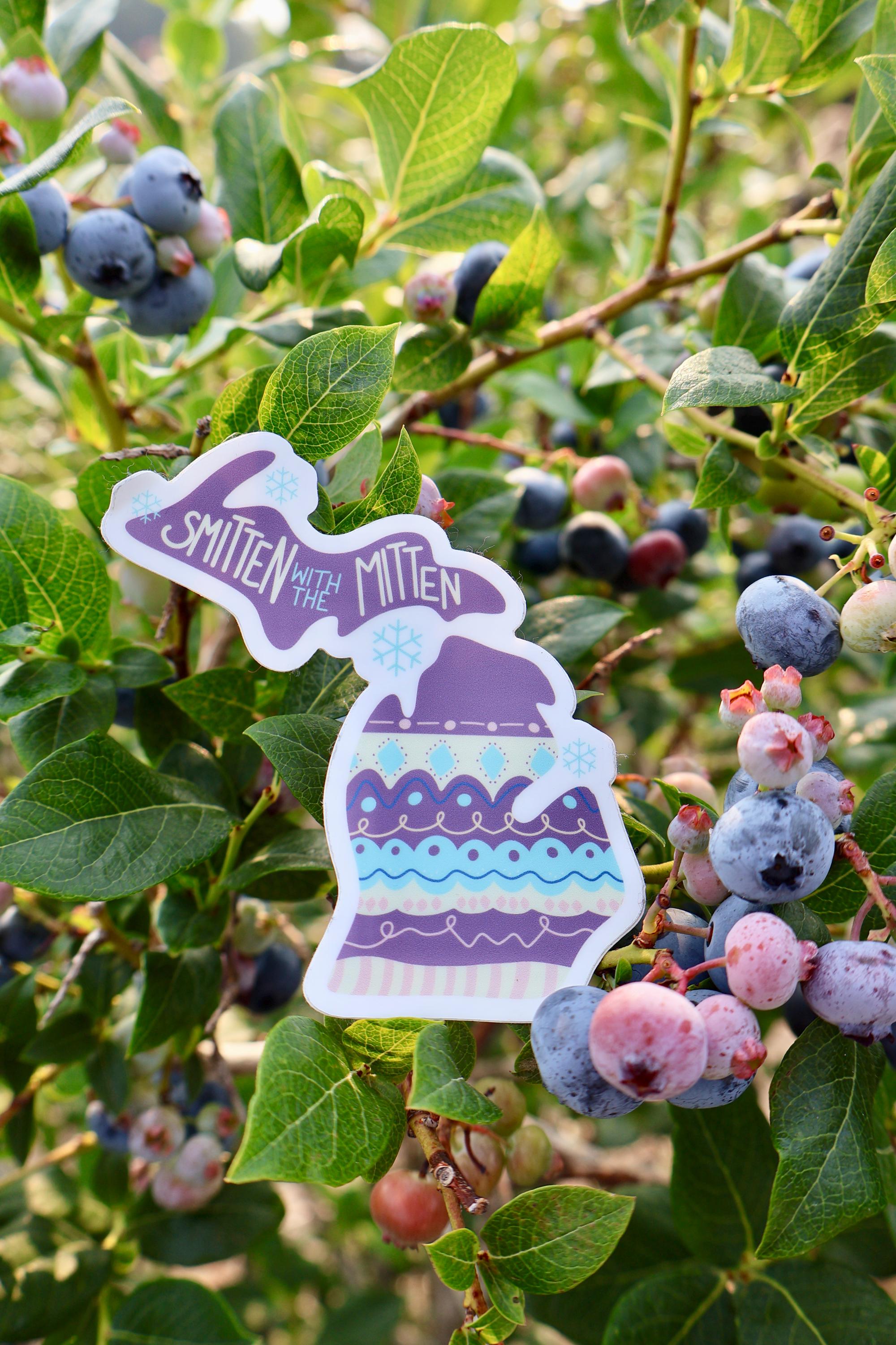 Michigan Winter Mitten Sticker - Waterproof Matte Vinyl