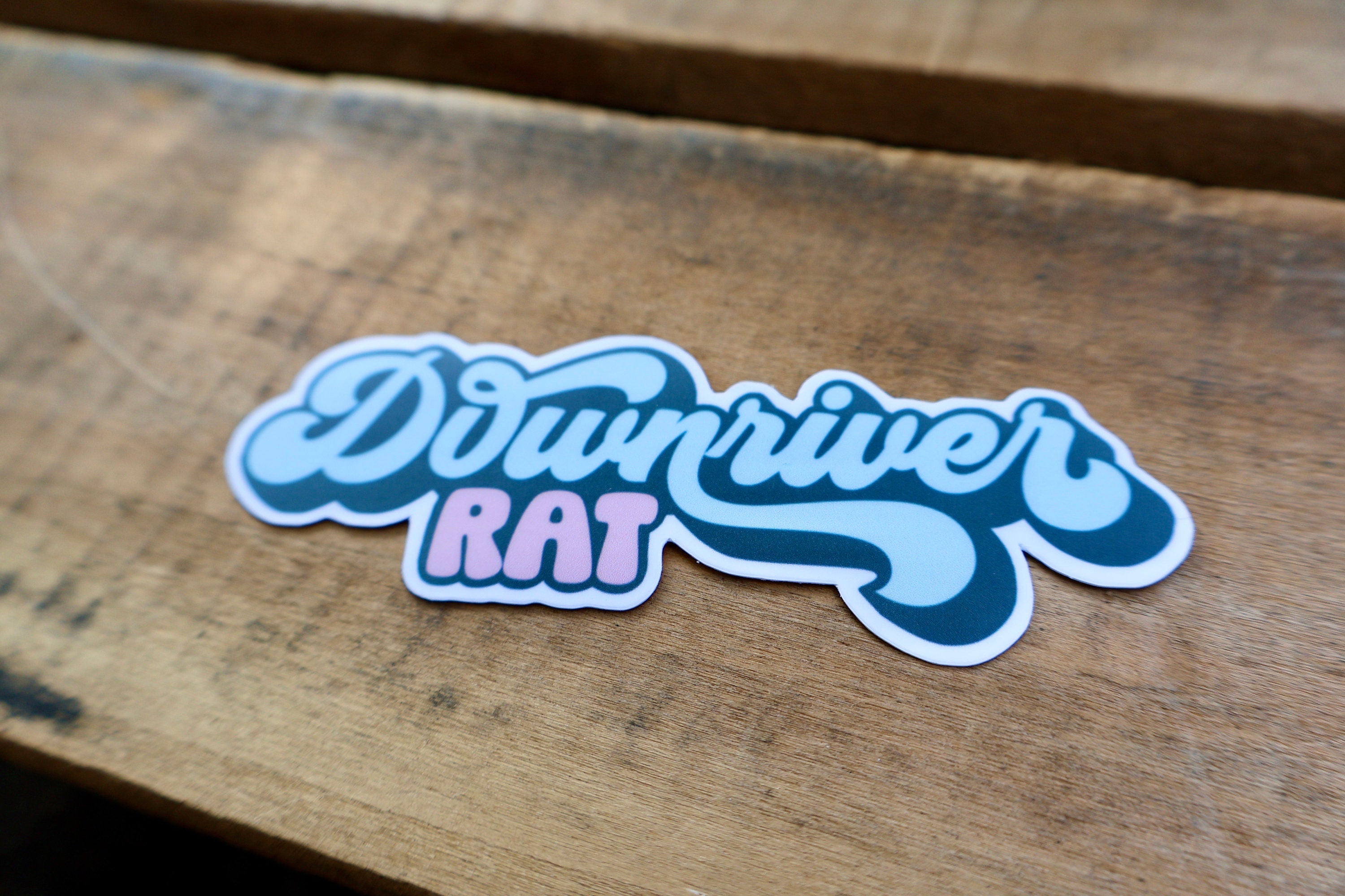 Michigan Downriver Rat Sticker - Waterproof Matte Vinyl