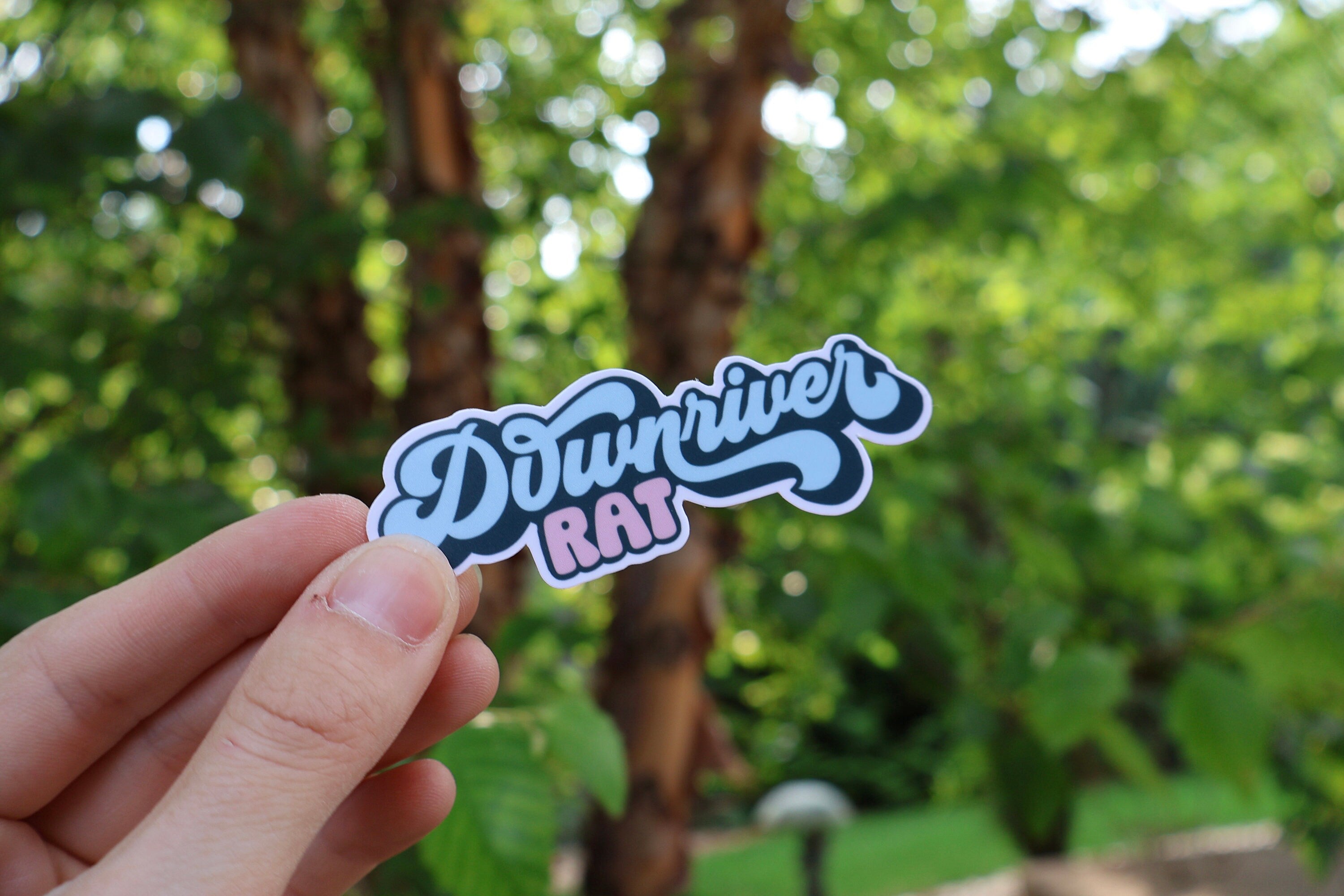 Michigan Downriver Rat Sticker - Waterproof Matte Vinyl