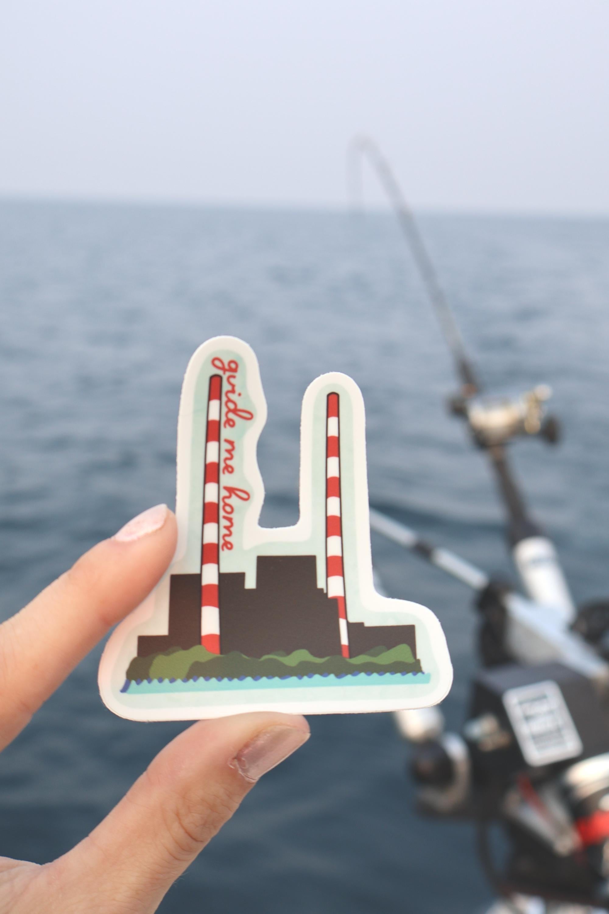 Stacks DTE Guide Me Home Sticker - Waterproof Matte Vinyl