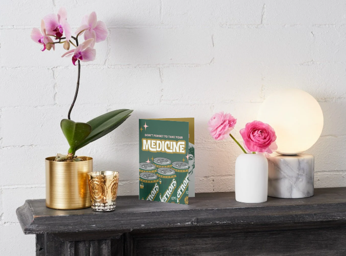 Take Your “Medicine" Vintage Vernors Michigan Get Well Card