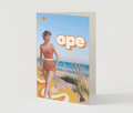 Michigan Beach Ope! Just Thinkin’ About Ya Greeting Card