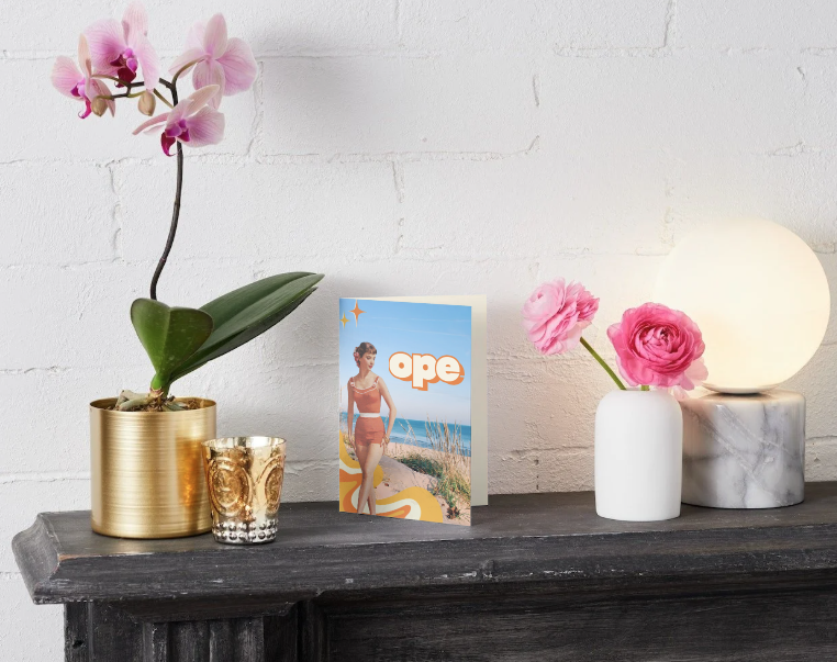 Michigan Beach Ope! Just Thinkin’ About Ya Greeting Card