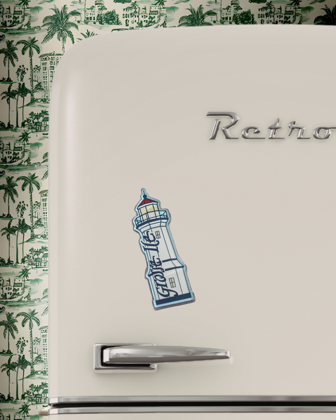 Grosse Ile Lighthouse Acrylic Magnet