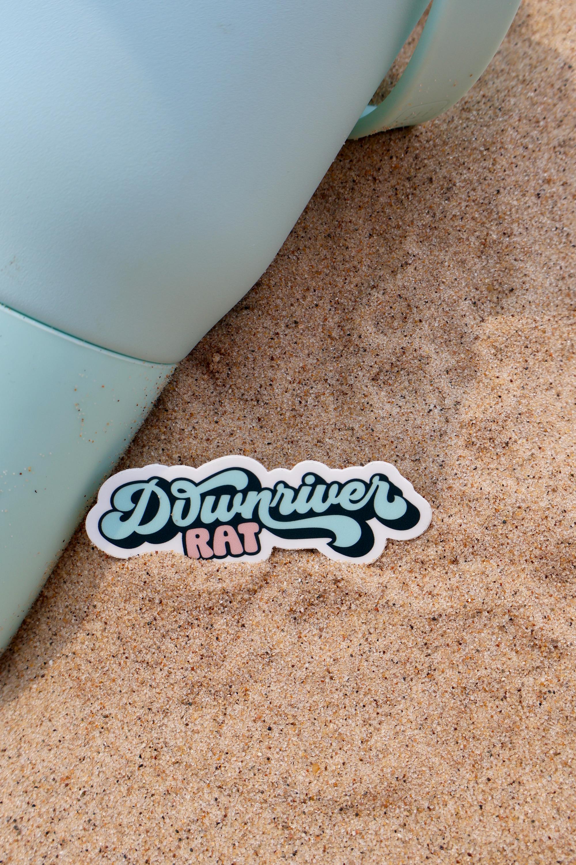 Michigan Downriver Rat Sticker - Waterproof Matte Vinyl