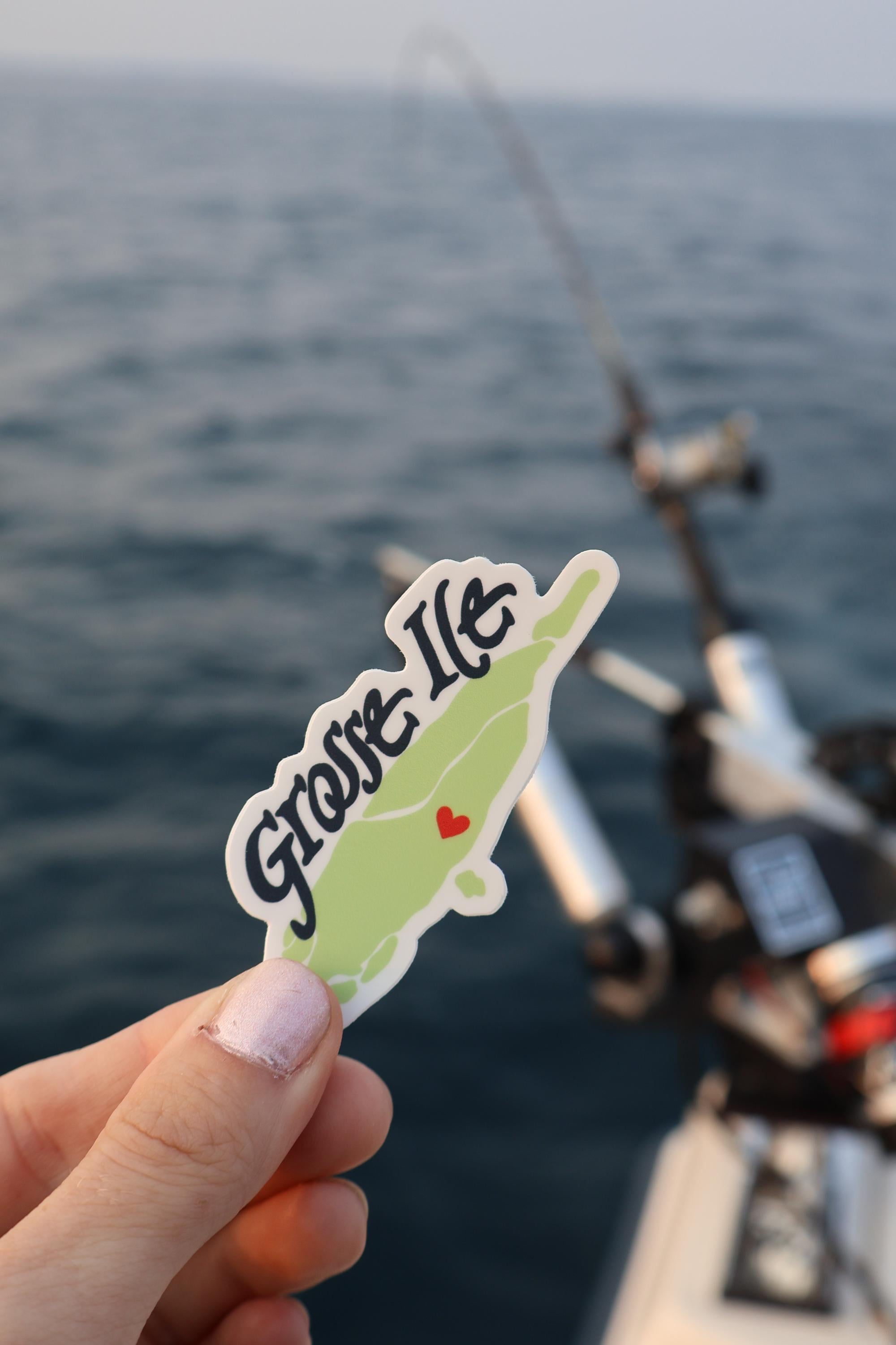 Grosse Ile Michigan Sticker - Waterproof Matte Vinyl