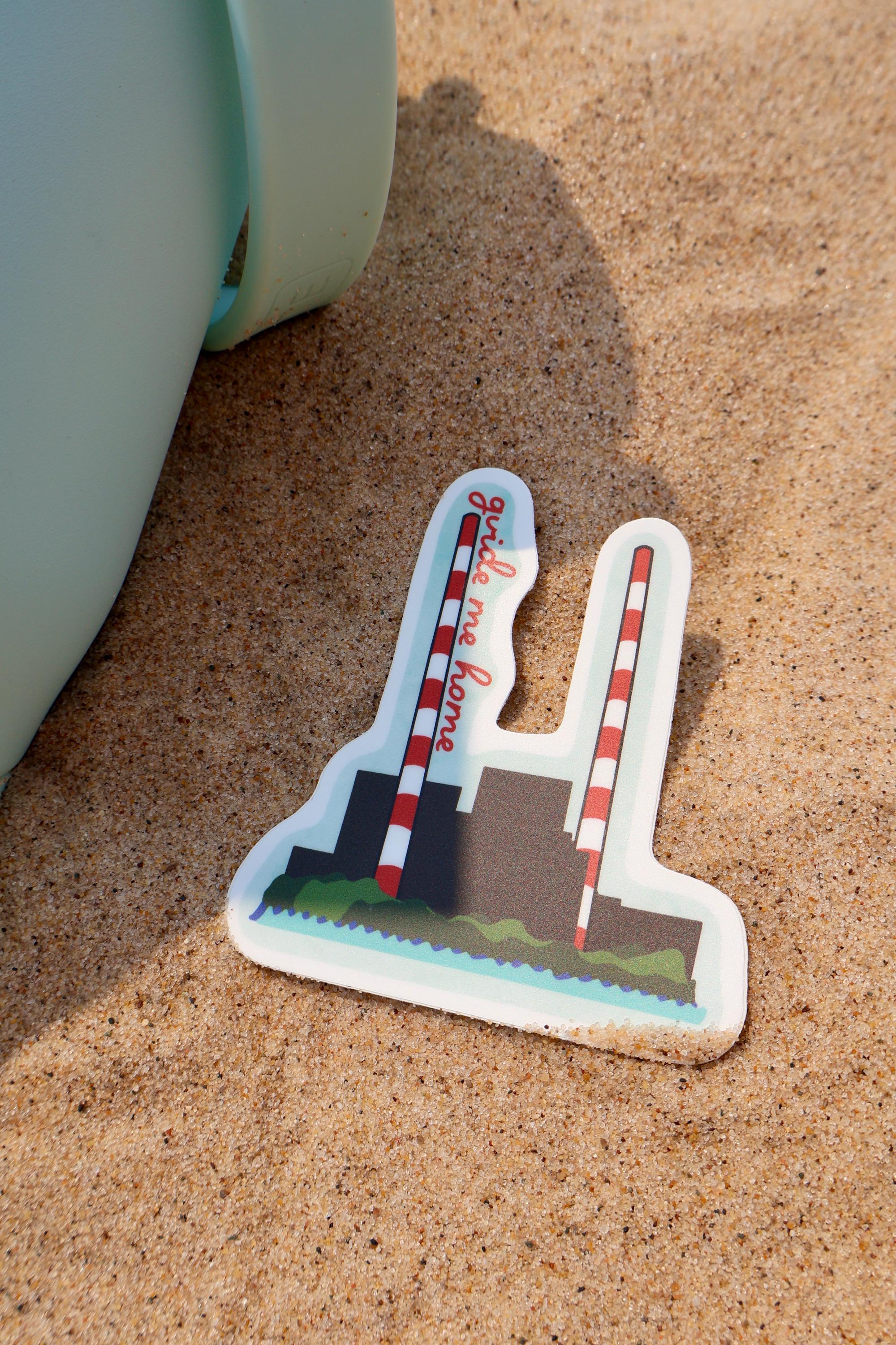 Stacks DTE Guide Me Home Sticker - Waterproof Matte Vinyl