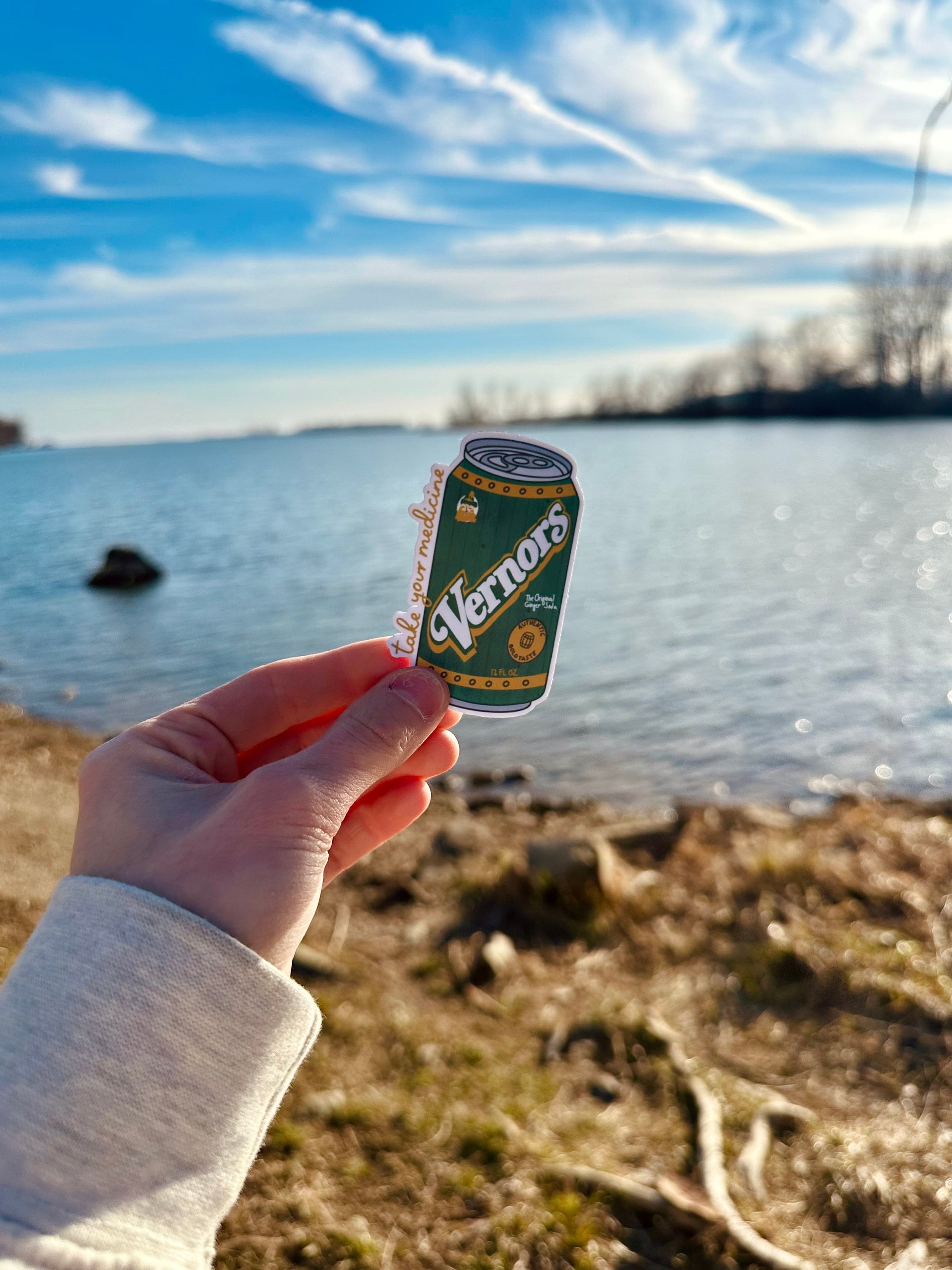 Vernors Take Your Medicine Ginger Ale Sticker - Waterproof Matte Vinyl