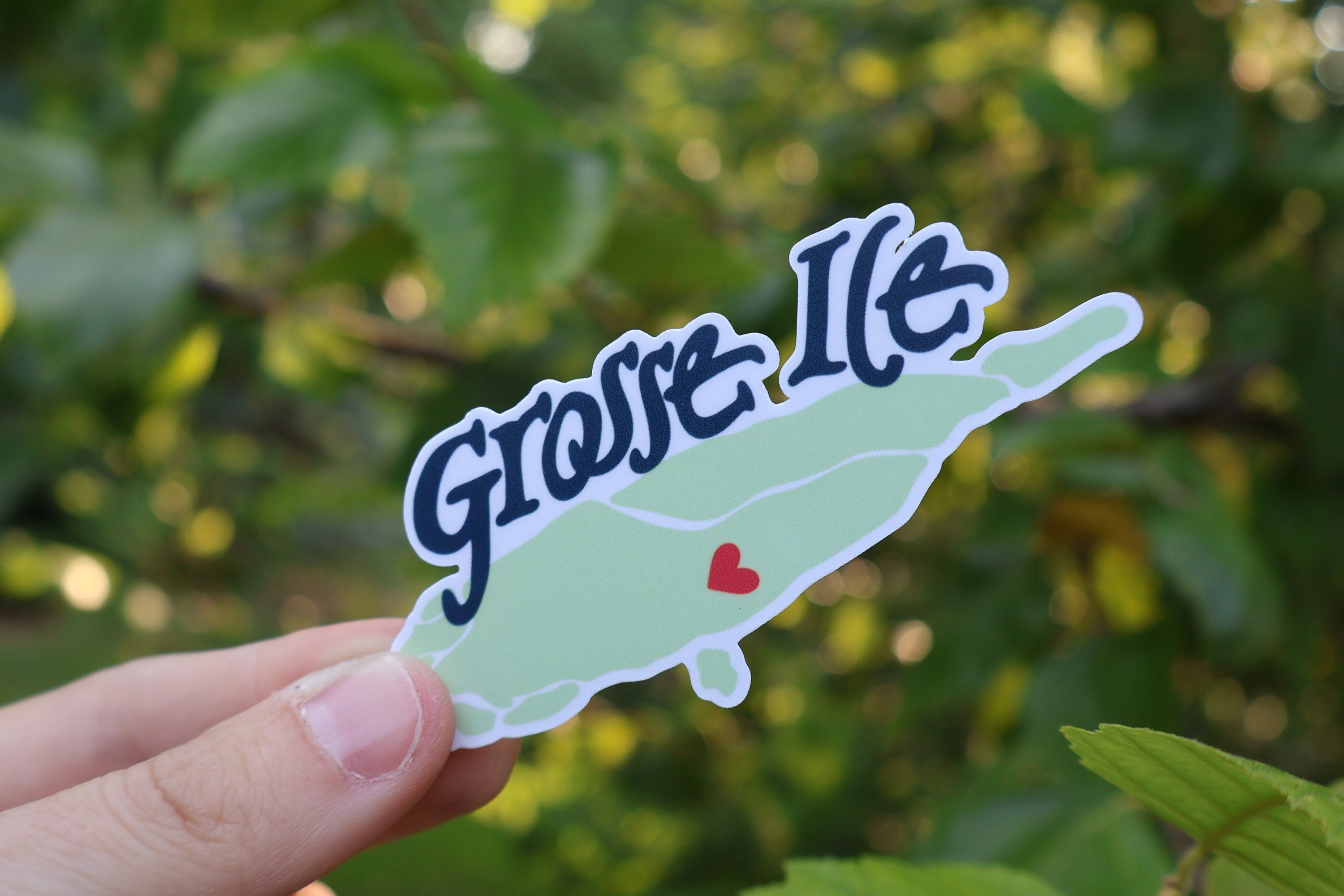 Grosse Ile Michigan Sticker - Waterproof Matte Vinyl