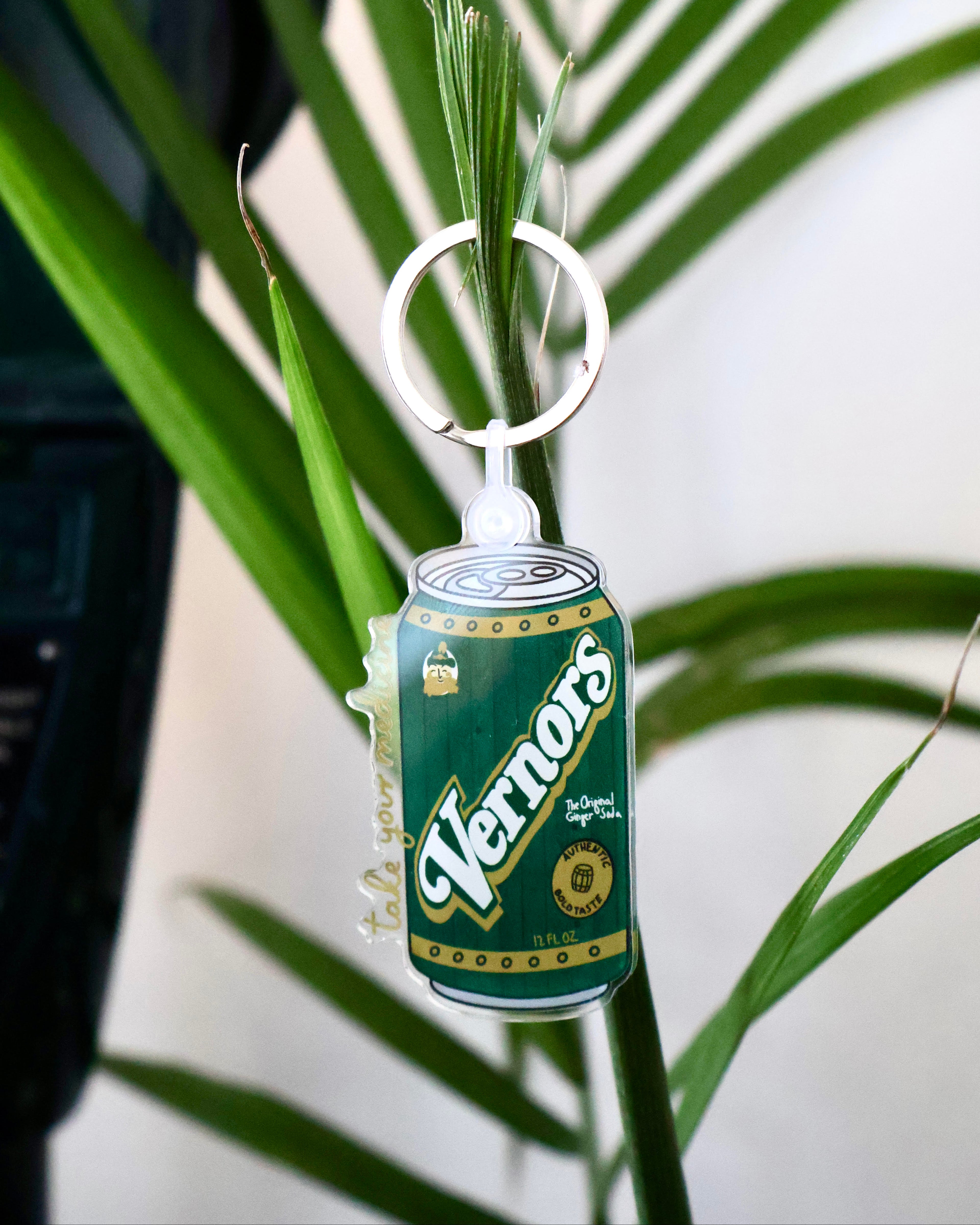 Vernors Take Your Medicine Ginger Ale Acrylic Keychain